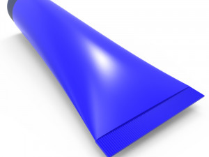 Tube with cover universal mockup Model 3D