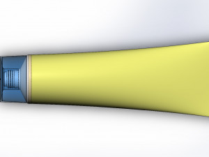 Tube with cover universal mockup Model 3D