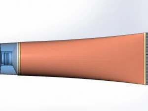 Tube with cover universal mockup 3D Model