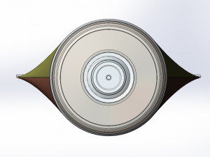 Tube with cover universal mockup Model 3D