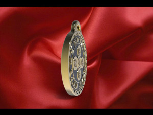 Charm-pendant keychain- God Save Ukraine 3D 프린트 모델