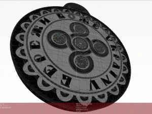 Charm-pendant keychain- God Save Ukraine 3D Print Model