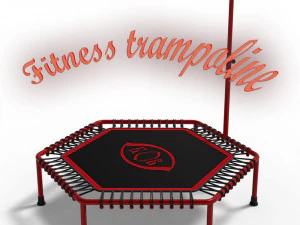 フィットネスクラス用のトランポリン 3Dモデル