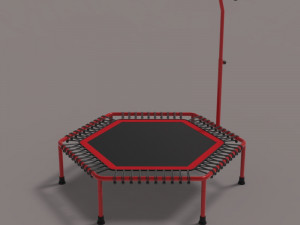 Trampoline for fitness classes Modelo 3D