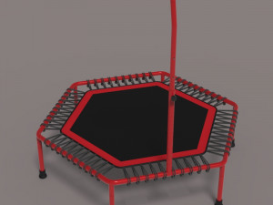 Trampoline for fitness classes Modelo 3D
