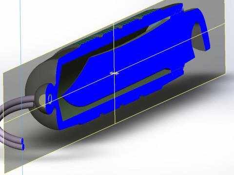Craft folding portable penknife knife from USSR 3D Model