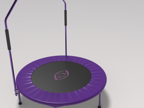 Trampoline for fitness and fun Model 3D