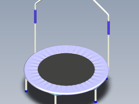 Trampoline for fitness and fun Model 3D