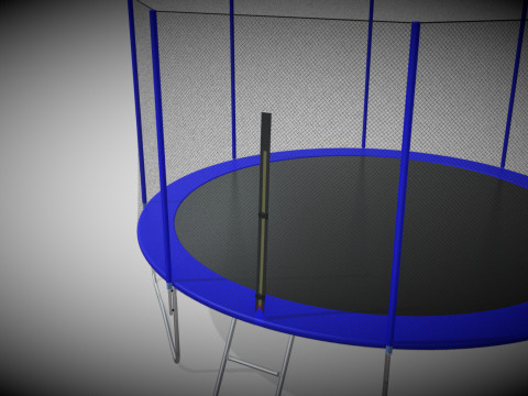 Trampoline for outdoor classes 3D Модель
