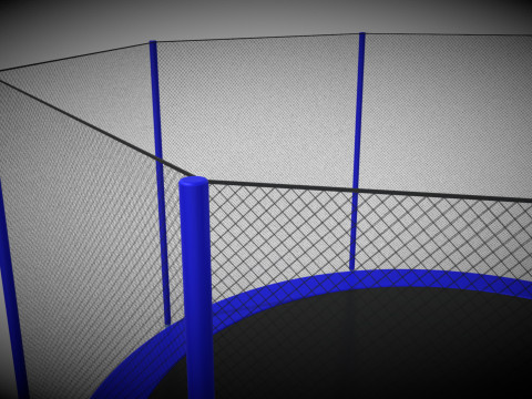 Trampoline for outdoor classes 3D Модель