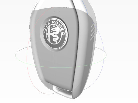 Car key ALFA ROMEO Giulia Stelvio Model 3D