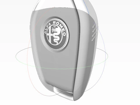 Car key ALFA ROMEO Giulia Stelvio 3D Model