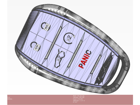 Car key ALFA ROMEO Giulia Stelvio Model 3D