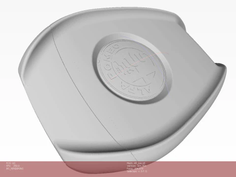 Car key ALFA ROMEO Giulia Stelvio 3D Model