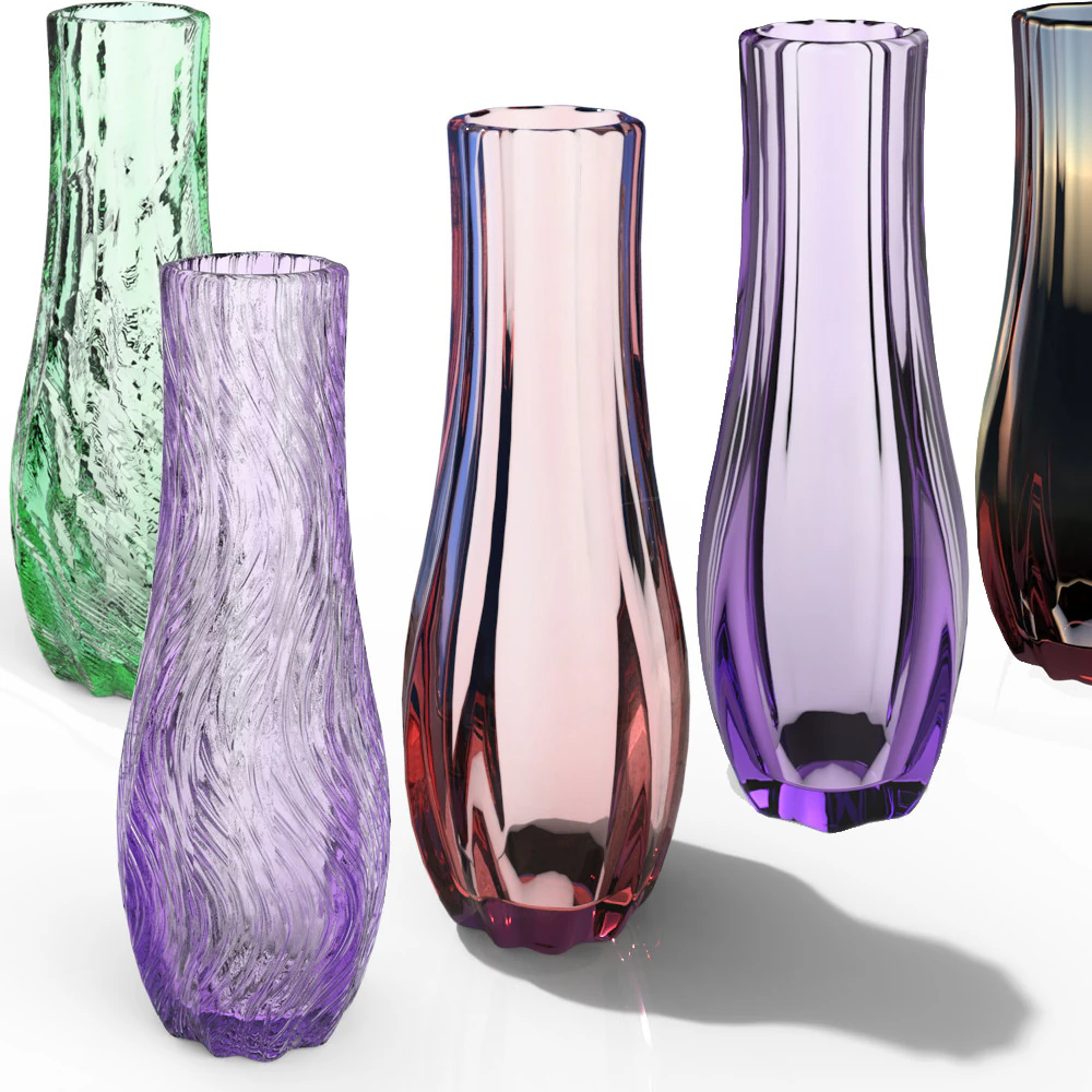 Vase for Flowers 3D Model .c4d .max .obj .3ds .fbx .stl .blend 