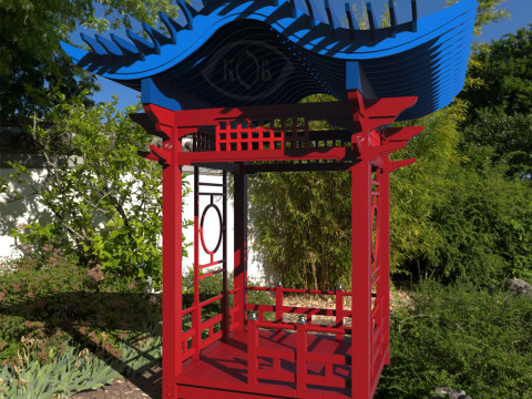 Pergola in Japanese style Modèle 3D