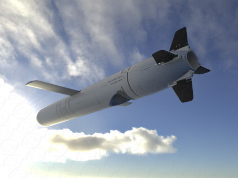 Kalibr 3M 14 cruise missile of Russian Navy Detailed tech model 3D Модель