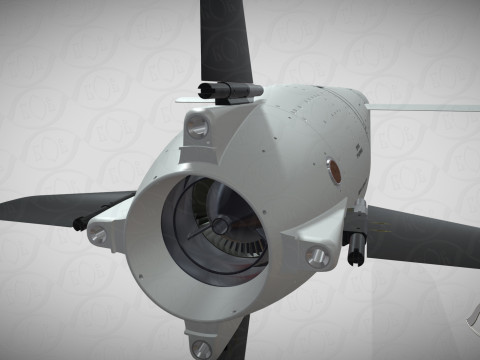 Kalibr 3M 14 cruise missile of Russian Navy Detailed tech model 3D Модель