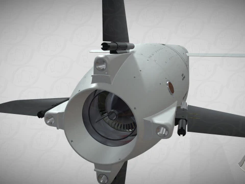 Kalibr 3M 14 cruise missile of Russian Navy Detailed tech model 3D Model