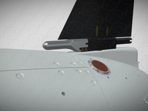 Kalibr 3M 14 cruise missile of Russian Navy Detailed tech model 3D Модель
