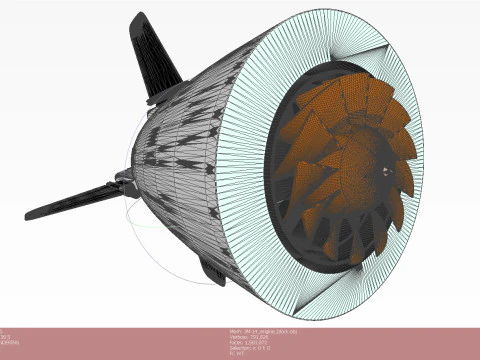 Kalibr 3M 14 cruise missile of Russian Navy Detailed tech model 3D Model