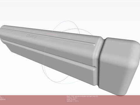 PTM1 remote installation anti-tank mine 3D Printable Moulage 3D 模型