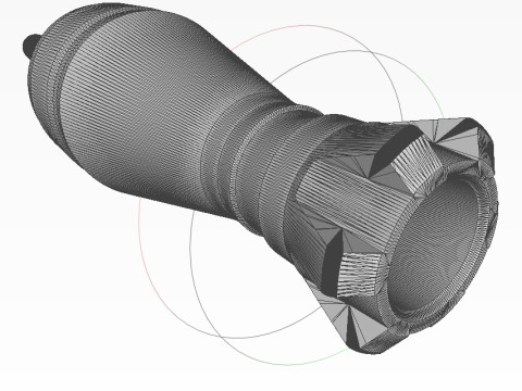 Grenade PG-7V for grenade launcher RPG 7 printable moulage Modelo 3D