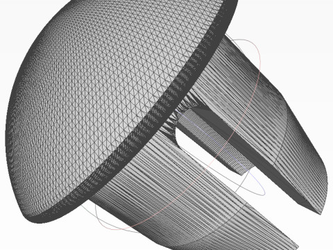 Grenade PG-7V for grenade launcher RPG 7 printable moulage Modelo 3D
