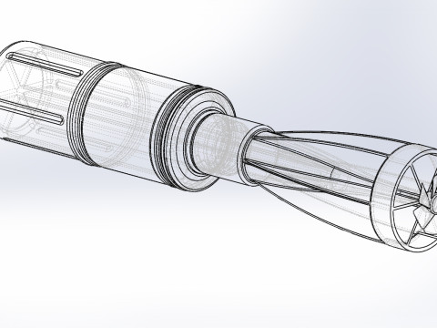 Drone Bomb Grenade RKG 1600 for drone Moulage printable 3D Модель