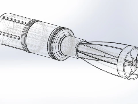 Drone Bomb Grenade RKG 1600 for drone Moulage printable 3D Model