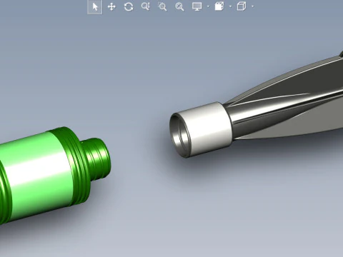 Drone Bomb Grenade RKG 1600 for drone Moulage printable 3D Model