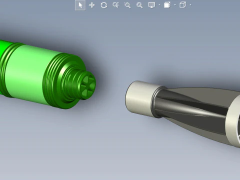 Drone Bomb Grenade RKG 1600 for drone Moulage printable 3D Model