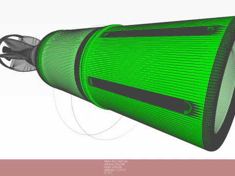 Drone Bomb Grenade RKG 1600 for drone Moulage printable 3D Model