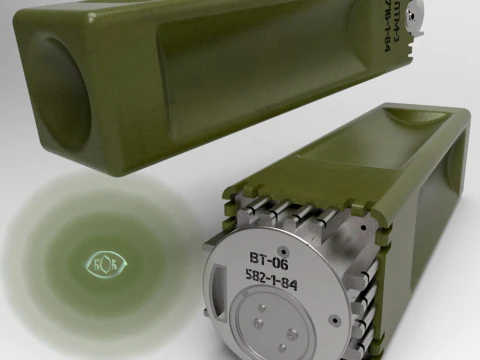 PTM3 remote installation antitank mine 3D Printable Moulage-mockup 3D Model