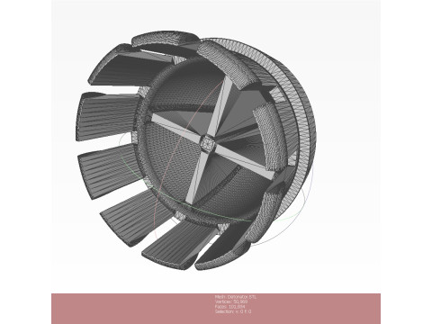 Mortar shell Artillery mine of 82 mm caliber 3Dprintable Moulage Modello 3D