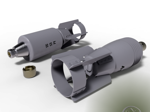 AO1 AO1 Sch Submunition for cluster avia bomb 3D printable Moulage 3D Model