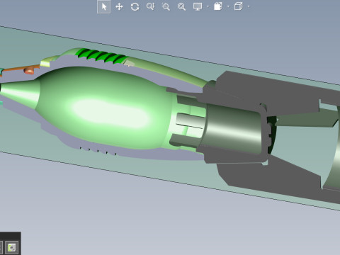 AO1 AO1 Sch Submunition for cluster avia bomb 3D printable Moulage 3D Model