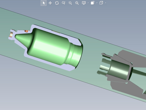 AO1 AO1 Sch Submunition for cluster avia bomb 3D printable Moulage 3D Model