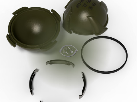 SHOAB 05 Submunition for Cluster avia Bomb 3D printable Moulage 3D Model