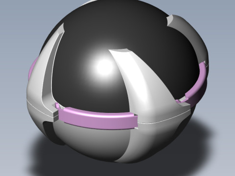 SHOAB 05 Submunition for Cluster avia Bomb 3D printable Moulage 3D Model