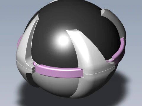 SHOAB 05 Submunition for Cluster avia Bomb 3D printable Moulage 3D Model