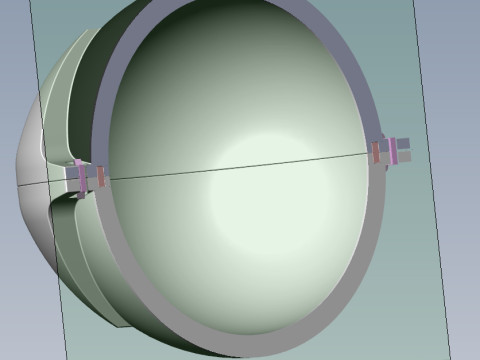 SHOAB 05 Submunition for Cluster avia Bomb 3D printable Moulage 3D Model