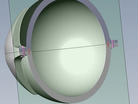 SHOAB 05 Submunition for Cluster avia Bomb 3D printable Moulage 3D Model