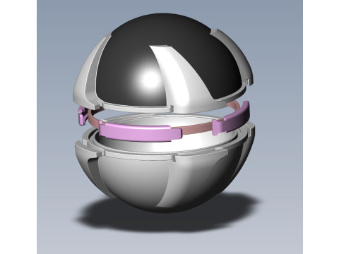 SHOAB 05 Submunition for Cluster avia Bomb 3D printable Moulage 3D Model