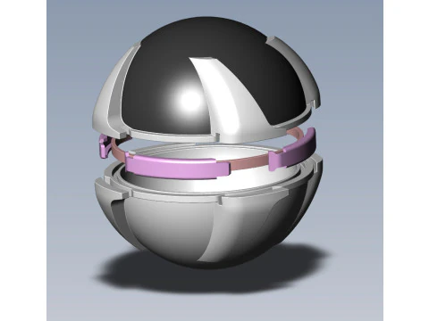 SHOAB 05 Submunition for Cluster avia Bomb 3D printable Moulage 3D Model