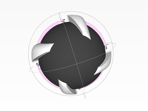 SHOAB 05 Submunition for Cluster avia Bomb 3D printable Moulage 3D Model