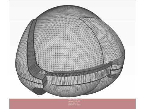 SHOAB 05 Submunition for Cluster avia Bomb 3D printable Moulage 3D Model
