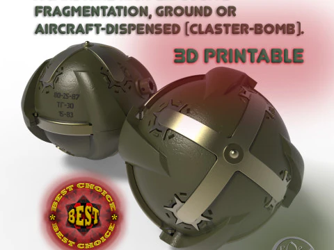POM1 Russische Landmine zur Ferninstallation 3D-druckbare Moulage 3D Modell