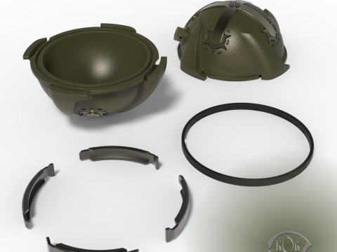 POM1 Russian landmine for remote installation 3D printable Moulage Model 3D