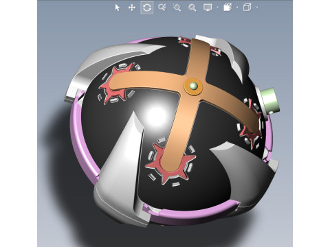 POM1 Russian landmine for remote installation 3D printable Moulage Model 3D
